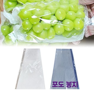 과일포장지 농자재 야채 신선 보관 포도 봉지 봉투 거봉 / 샤인 머스켓 100매, 샤인머스켓 포장 비닐 33호, 1개