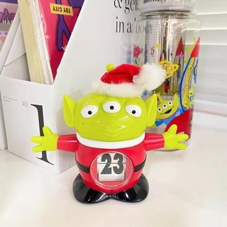 壹灣出貨 玩具總動員三眼怪萬年曆 玩具總動員三眼仔日曆 檯曆 萬年曆 擺件, 紅色（含帽子）, 1個