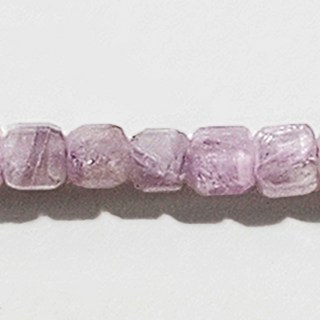 【杰鴻】紫鋰輝石正方粒2.5MM：DIY手工串珠寶石材料，四邊切割角度精準，打造獨特精緻飾品, 1個, 2.5MM