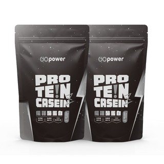 GOpower 果果能量 緩釋酪蛋白ProteinZ【夜巡芝麻】高蛋白 蛋白質 健身補給, 2個, 500g
