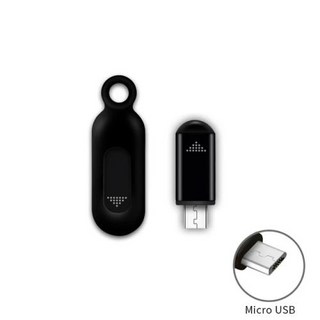 스마트폰 리모컨 IR 블래스터 C 타입 마이크로 라이트닝 범용 스마트 적외선 앱 제어 어댑터 TV 에어컨용, 1개, Micro Black