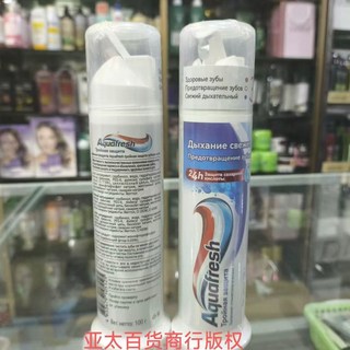 아쿠아프레시 익스트림 클린 치약 화이트닝 액션 블라스트 민트, 수직 치약 100g 1 개, 158.7g