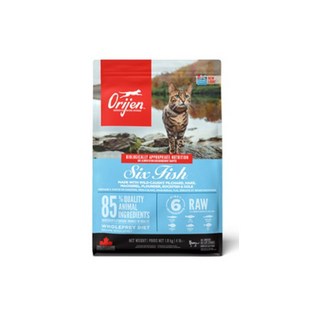 오리젠 전연령 6 피쉬 고양이 건식사료, 1개, 1.8kg