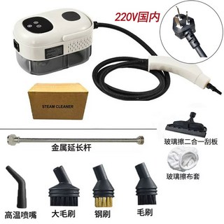 熱賣110V蒸汽清潔機手持高溫高壓除甲醛噴槍出口專用油煙機空調清洗機（美好生活家居鋪, 白色-豪華配寘220V國標插頭