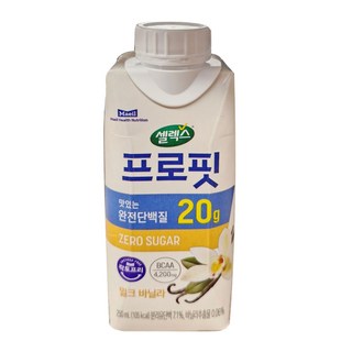셀렉스 프로핏 완전단백질 밀크바닐라, 250ml, 3개