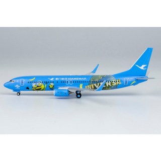 NG Model 廈門航空 B737-800 B-1913 小小兵 1:400 合金飛機模型，精緻收藏，航空迷必備, 1個