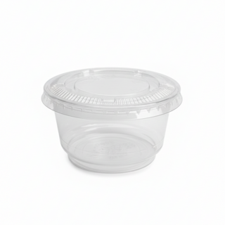 키친코디 컵과일용기 7oz 평뚜껑 92파이 일회용 투명 샐러드 떡포장 용기, 1세트, 100개