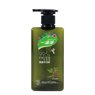 一滴淨親膚手洗精，99.5%天然有機，白絲柏精油，溫和不刺激，適用於敏感性肌膚, 500ml, 1個