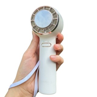 에디토 파워쿨링 와이드 1초 급속냉각 휴대용 선풍기 에어컨 미니 손선풍기 손풍기 EDI-8282, 화이트