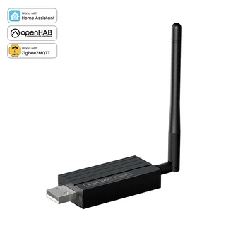 AVATTO Zigbee 3.0 USB 동글 플러스 홈 어시스턴트 용 무선 게이트웨이 허브 인터페이스 캡처, 01 Black, 01 빠른