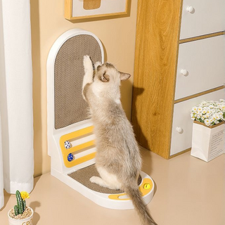 KIKOKO 고양이 수직 스크래쳐 장난감 공3개 포함, 1개, 화이트