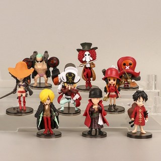 원피스 밀짚모자 해적단 미니버전 피규어 9종 세트, 1개, 1개