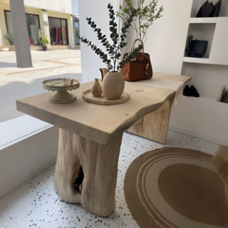 우든빌 통원목 테이블 우드슬랩 대형 카페 6인용 8인용 식탁 다이닝 업소용 소나무, 5cm, 181x70x75