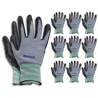 코텍워크 NBR LATEX 코팅 작업용 장갑 10켤레 중형(M), 10세트