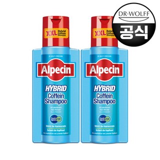 알페신 카페인 샴푸 하이브리드 375ml, 2개