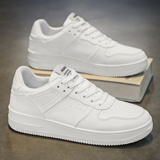 【新品上新】休閒輕便透氣闆鞋經典空軍風鞋時尚小白鞋舒適低幫鞋簡約白日常百搭男士小白鞋學生闆鞋中青年闆鞋防滑平底闆鞋