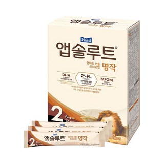 앱솔루트 명작 2FL 스틱분유 2단계 14g 20개 6 12개월