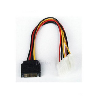 光華CUMA散熱精品 FJ ZA1029 SATA轉大4PIN電源線 15CM, 1個