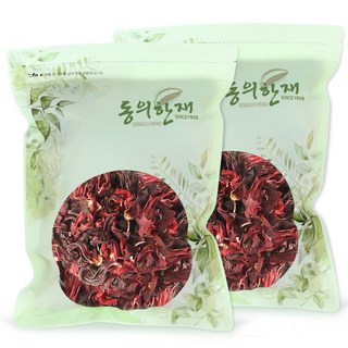 동의한재 A급 이집트 히비스커스 꽃잎 차, 2개, 500g, 1개입