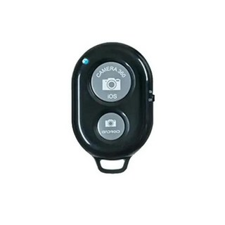 가전 액세서리 무선 블루투스 리모컨 리모콘 단추 안드로이드 IOS 시스템 셔터 셀카 그룹, [04] black, 2) Black, 1개