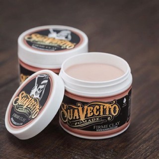 Suavecito Firme Clay 髮泥 無光澤強力定型, 1個, 單瓶（不含梳）髮泥