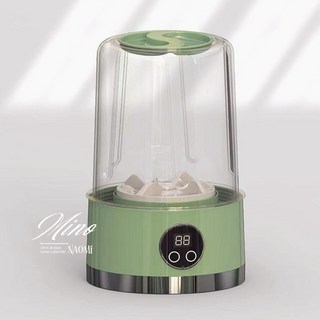 台灣現貨《經濟版》無線迷你洗衣機 迷你洗衣杯、專屬貼身衣物的小清洗神器，保固一年, 1個, 綠色