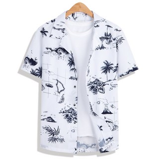 모니즈 95~120 하와이안 반팔 셔츠 남방 빅사이즈 SHT163