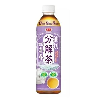 每朝健康 四季春油切分解茶 0糖0脂0負擔, 1個, 24個裝, 590ml