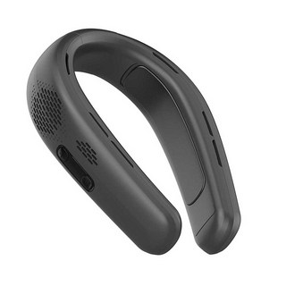 아이딜유 넥밴드 3초 쿨링 휴대용 선풍기 아이딜유 3단풍속 듀얼냉각, 다크그레이