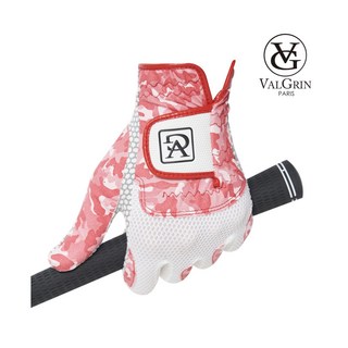 파크골프장갑 양손 여성용 기능성 매쉬 논슬립, 국방레드