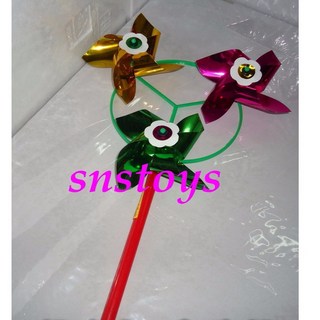 sns 古早味 三朵花 五彩 迷你風車