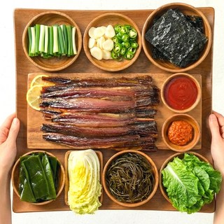 [명품야채세트] 포항 구룡포 과메기 완전손질 투푸릇, 1세트, 10미 20쪽