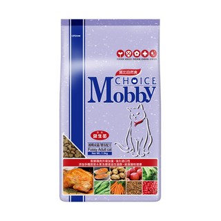 莫比 Mobby 成貓乾糧 1.5kg-3kg, 1個, 挑嘴貓-雞肉+米 1.5kg