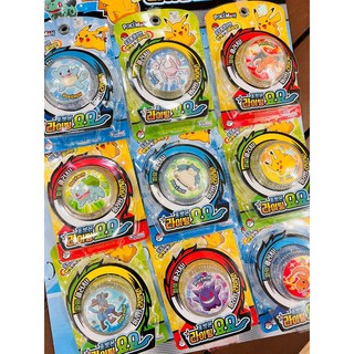 寶可夢皮卡丘金屬溜溜球，發光益智玩具，兒童戶外休閒運動首選, 1個, 新款~塑膠-透明發光款, 透明發光款