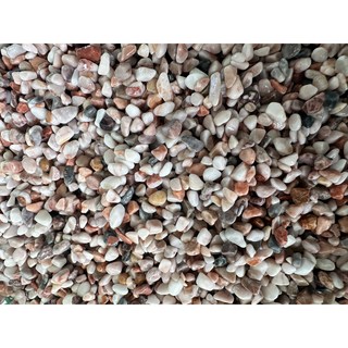 造景石頭 進口玫瑰石 桃紅石 珊瑚紅石 鵝卵石 多肉植物裝飾 魚缸底砂, 1個, 1分, 500g
