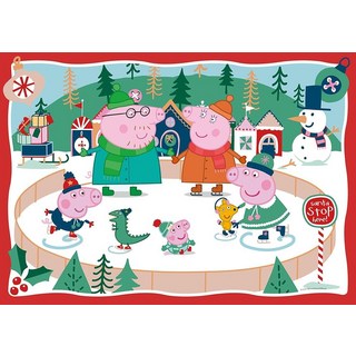 라벤스부르거 Ravensburger Peppa Pig Christmas 24피스 자이언트 플로어 퍼즐