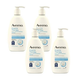 Aveeno 아비노 Eczema 에크즈마 테라피 모이스춰 크림 (354ml) x4팩, 4개, 354ml