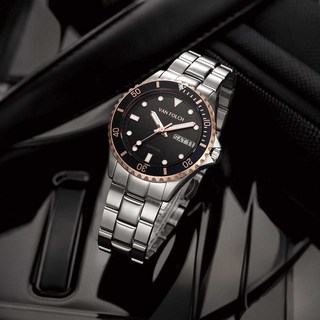 반폴츠 프리미어 스틸 남자 남성 메탈 손목 시계 사파이어 글라스 41mm