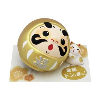 奈島選物 日本空運 達摩存錢筒 招福招財擺飾 達摩公仔禮物推薦, 來吧！達摩存錢筒-金色款