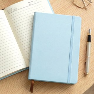 시유타임 만년 다이어리 노트 업무용 일기장, 1개, 베이비블루