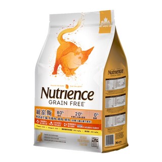 Nutrience 紐崔斯 全齡貓 無穀養生貓 乾飼料 - 火雞肉 + 鯡魚 + 雞肉口味, 火雞肉 + 鯡魚 + 雞肉, 2.5kg, 1袋