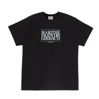 MaritheFrancoisGirbaud 男女通用經典Logo短袖T恤, 黑色/白色