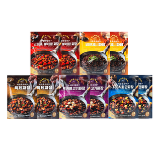 차오차이 짜장 혼합 5종 x 2p 세트, 1.8kg, 1세트