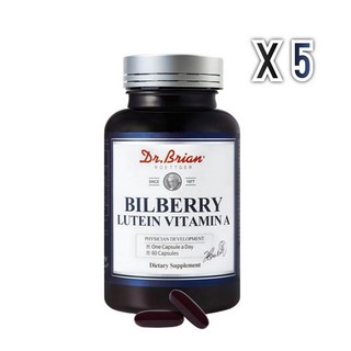 빌베리 루테인 비타민A 데일리 멀티 영양 캡슐 60캡슐x5박스