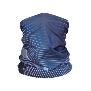 走走去旅行 冰絲防曬面罩 冰絲頭巾 騎行頭巾 運動頭巾 多功能魔術頭巾 運動頭套 騎行面罩 圍脖 脖套, 科技藍, 1個