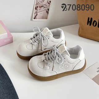 708090 여성 운동화 캐주얼 빈티지 라운드 토오픈 스니커즈