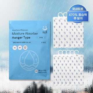 습할틈 젤타입 제습제 옷걸이형, 80g, 10개