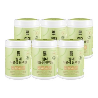 더작 절대 식물성 단백질 500g, 6개