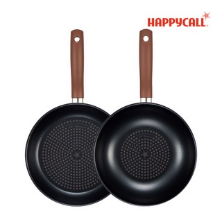 해피콜 에브리쿡 다이아몬드 IH 인덕션 후라이팬 2종세트 28팬+28웍(아몬드베이지), 1세트, 28팬+28웍, 아몬드베이지