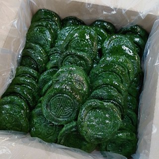 무설탕 쑥개떡 건강 수제 쑥떡 당일생산 전통간식 떡함지, 50g, 30개